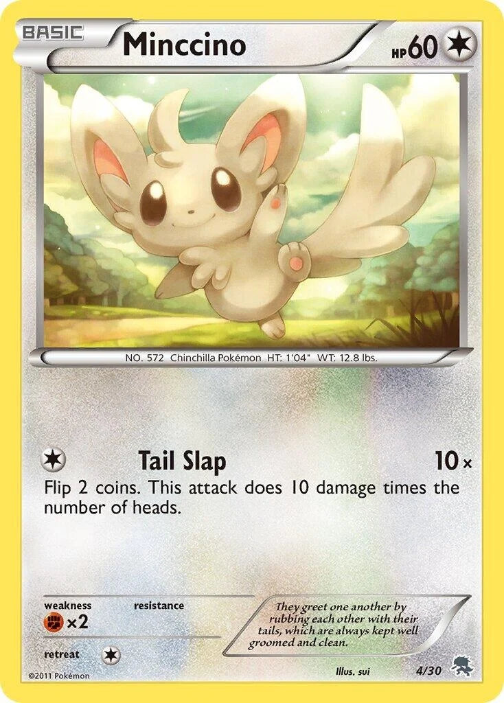 Minccino (#4) (4/30) (BW Trainer Kit: Excadrill & Zoroark) (BLW)