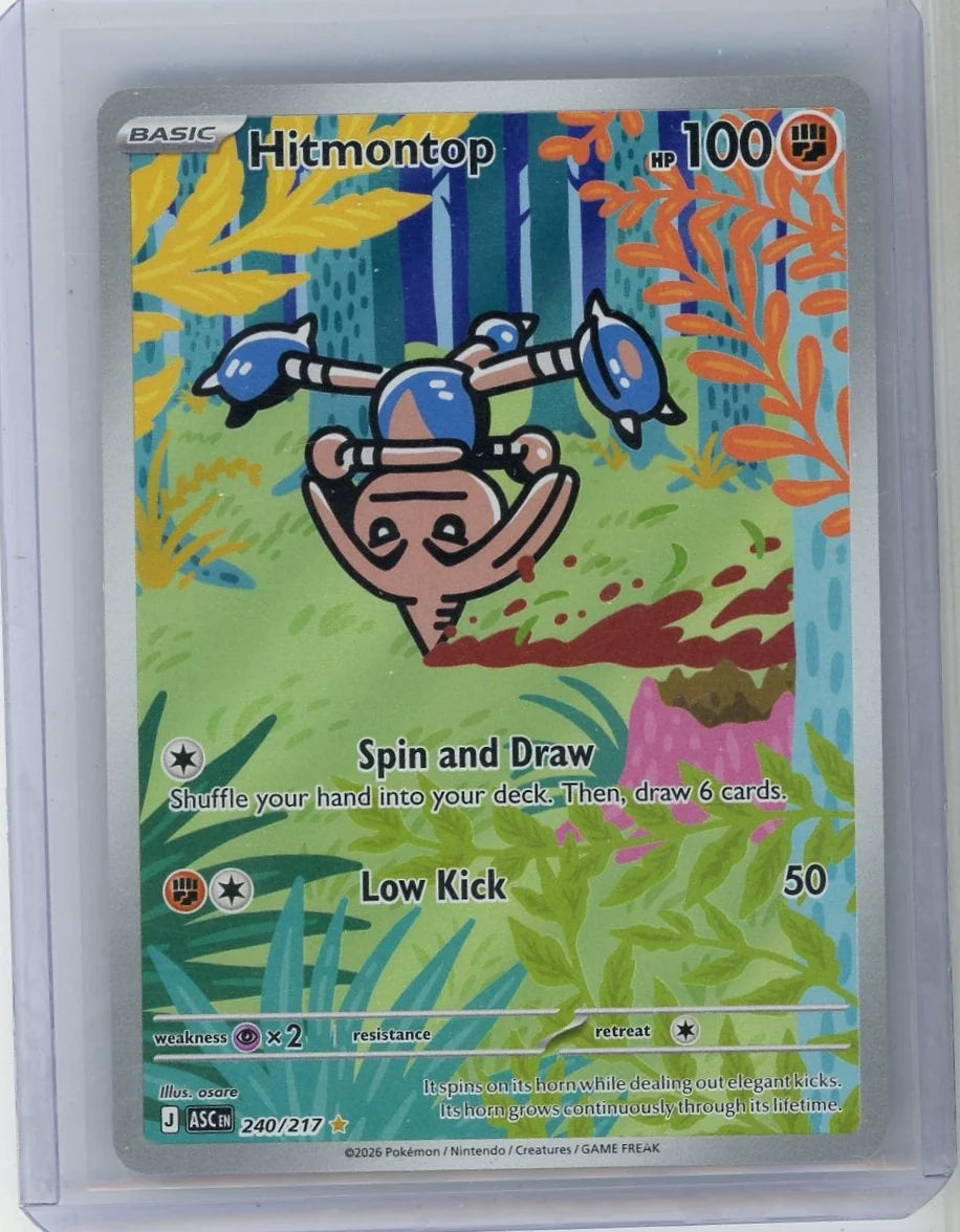 Hitmontop Pokémon Ascended Heroes Illustration Rare #240/217