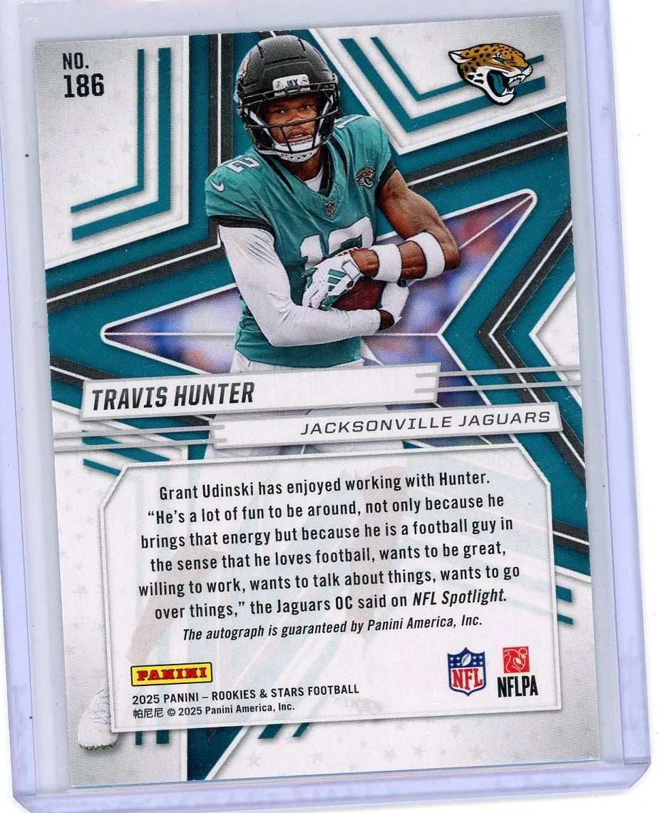 Travis Hunter Auto Rookies & Stars Panini #186