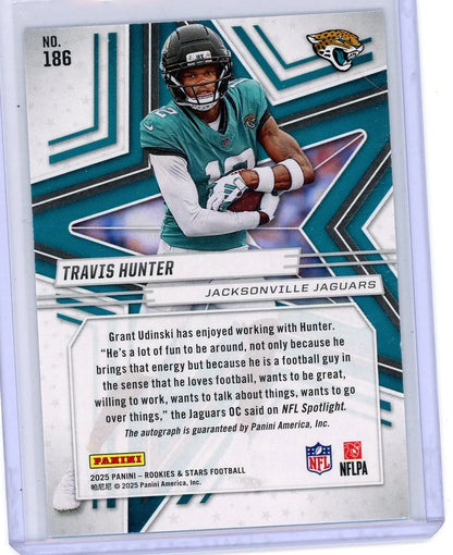 Travis Hunter Auto Rookies & Stars Panini #186