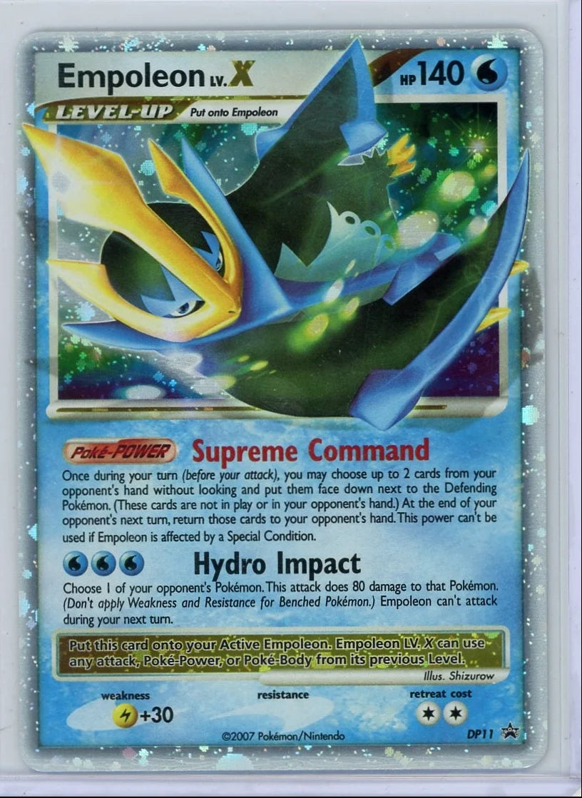 Empoleon Lv. X 2007 Pokemon Diamond Pearl Black Star Promo #DP11