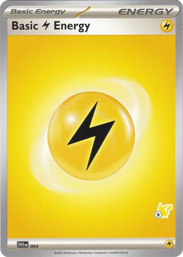 Basic Lightning Energy - Pikachu 9 (004) (Battle Academy 2024) (BA24)