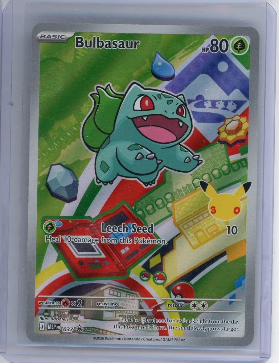 Bulbasaur Pokémon First Partner Promo #037