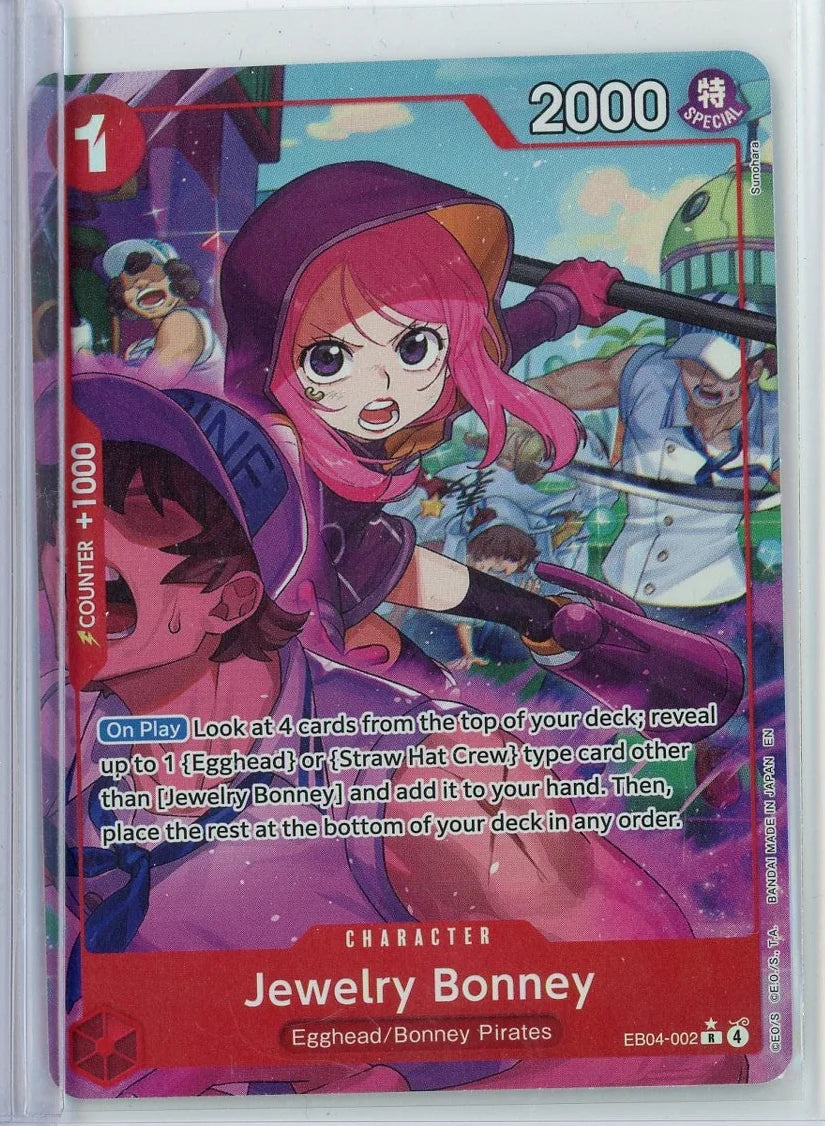 Jewelry Bonney One Piece Adventure on Kami's Island Alternate Art #EB04-002