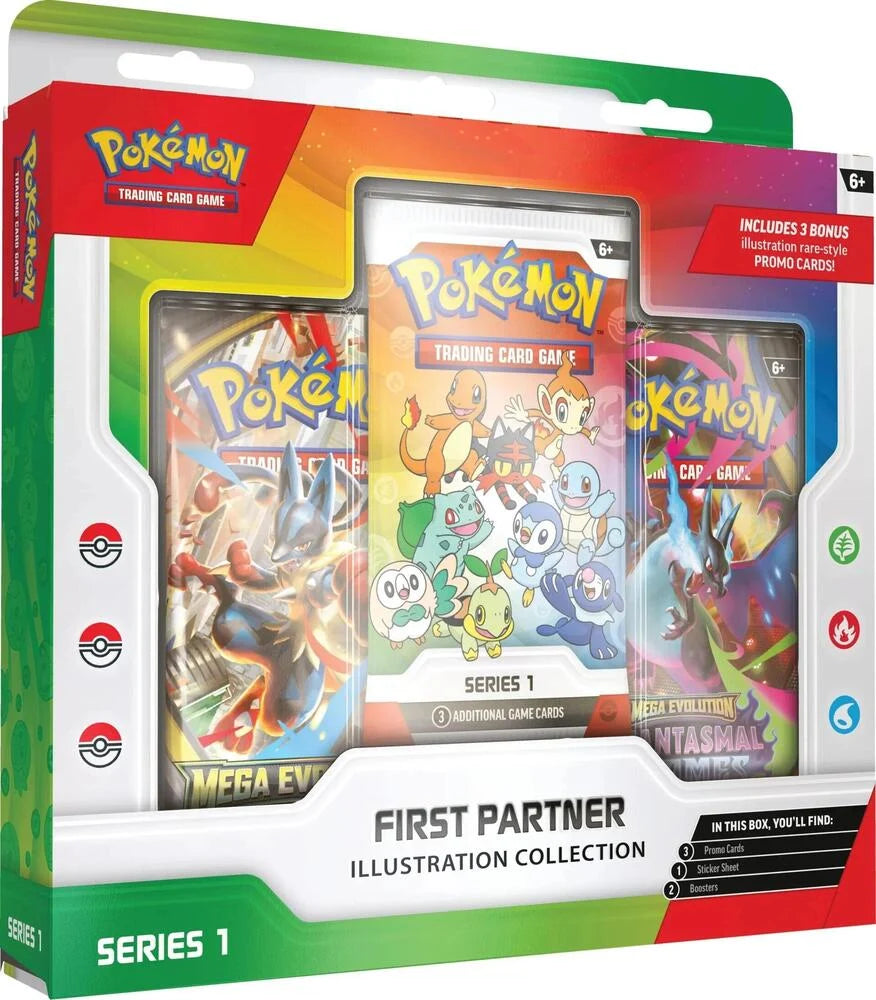 Pokémon First Partner Illustration Collection 6 Box Case