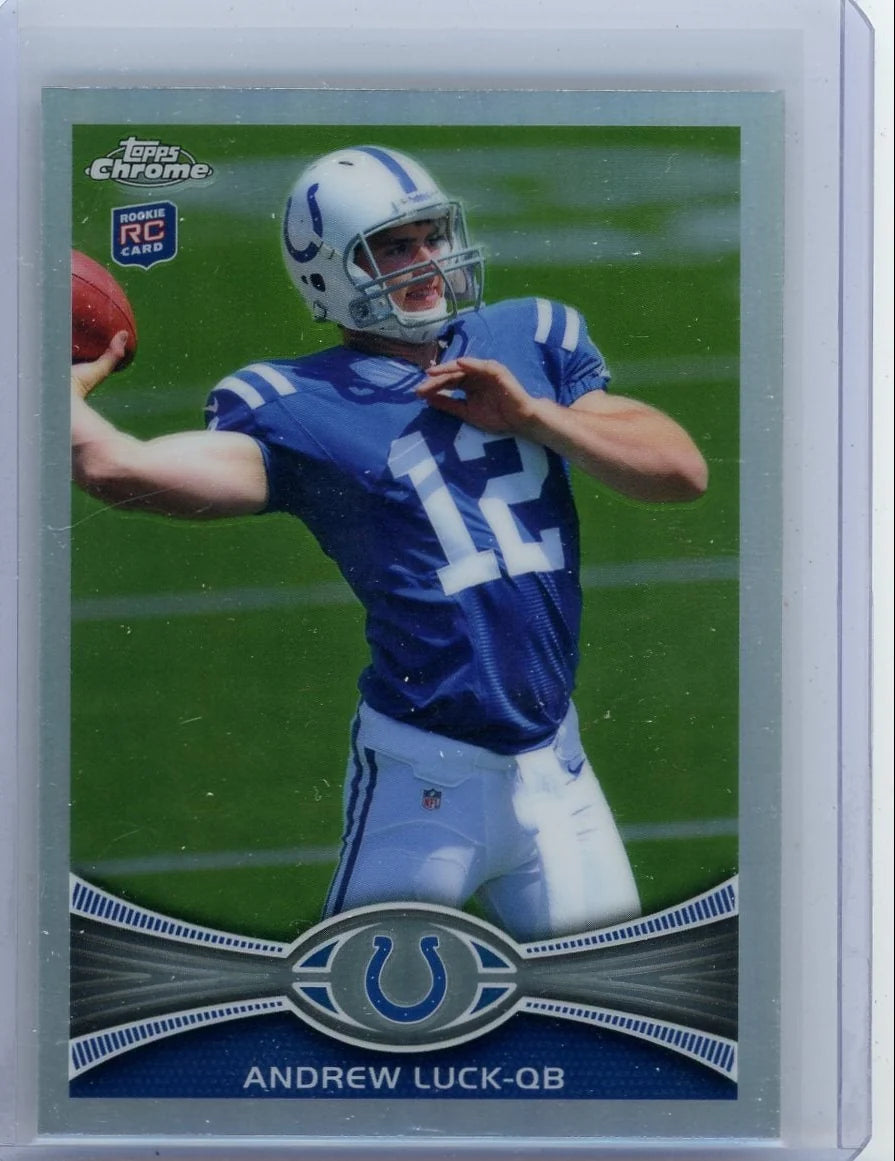 Andrew Luck 2012 Topps Chrome Refractor RC