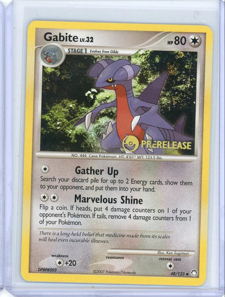 Gabite Pokémon Diamond & Pearl Prerelease Promo #48/123