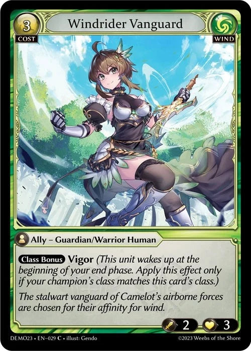 Windrider Vanguard (029) (2023 Demo Deck) (DEMO23)