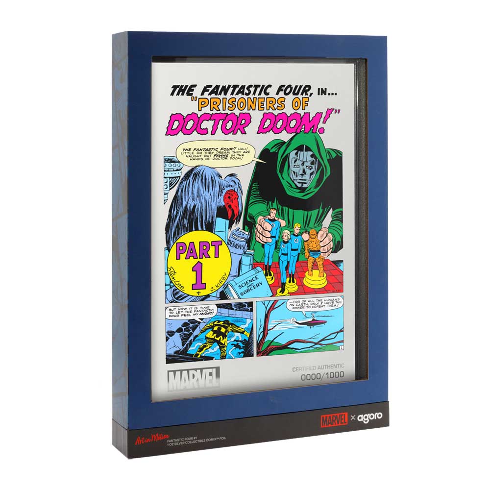 2025 Marvel Art in Motion COMIX Fantastic Four #5 Internal Page 1 oz Silver Coin