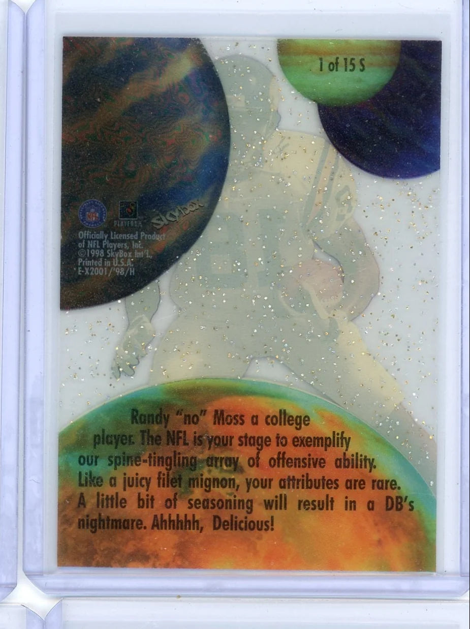 Randy Moss 1998 Ex-2001 Stardate Rookie