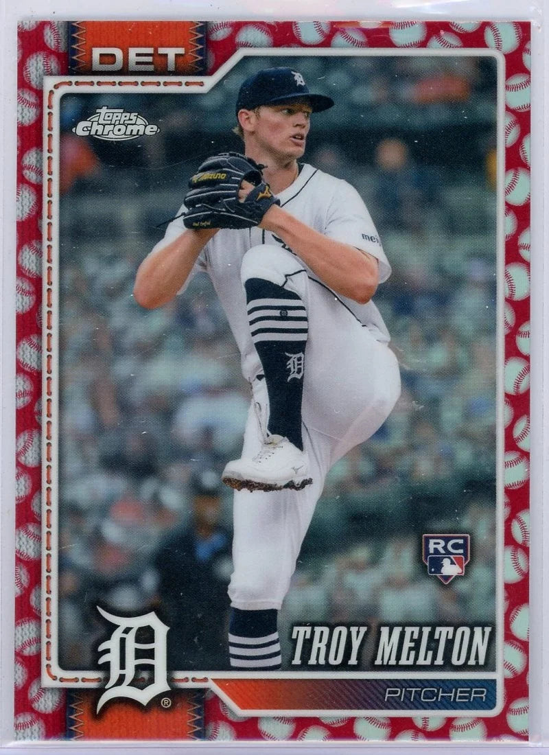 Troy Melton Topps Chrome Rookie Card #202