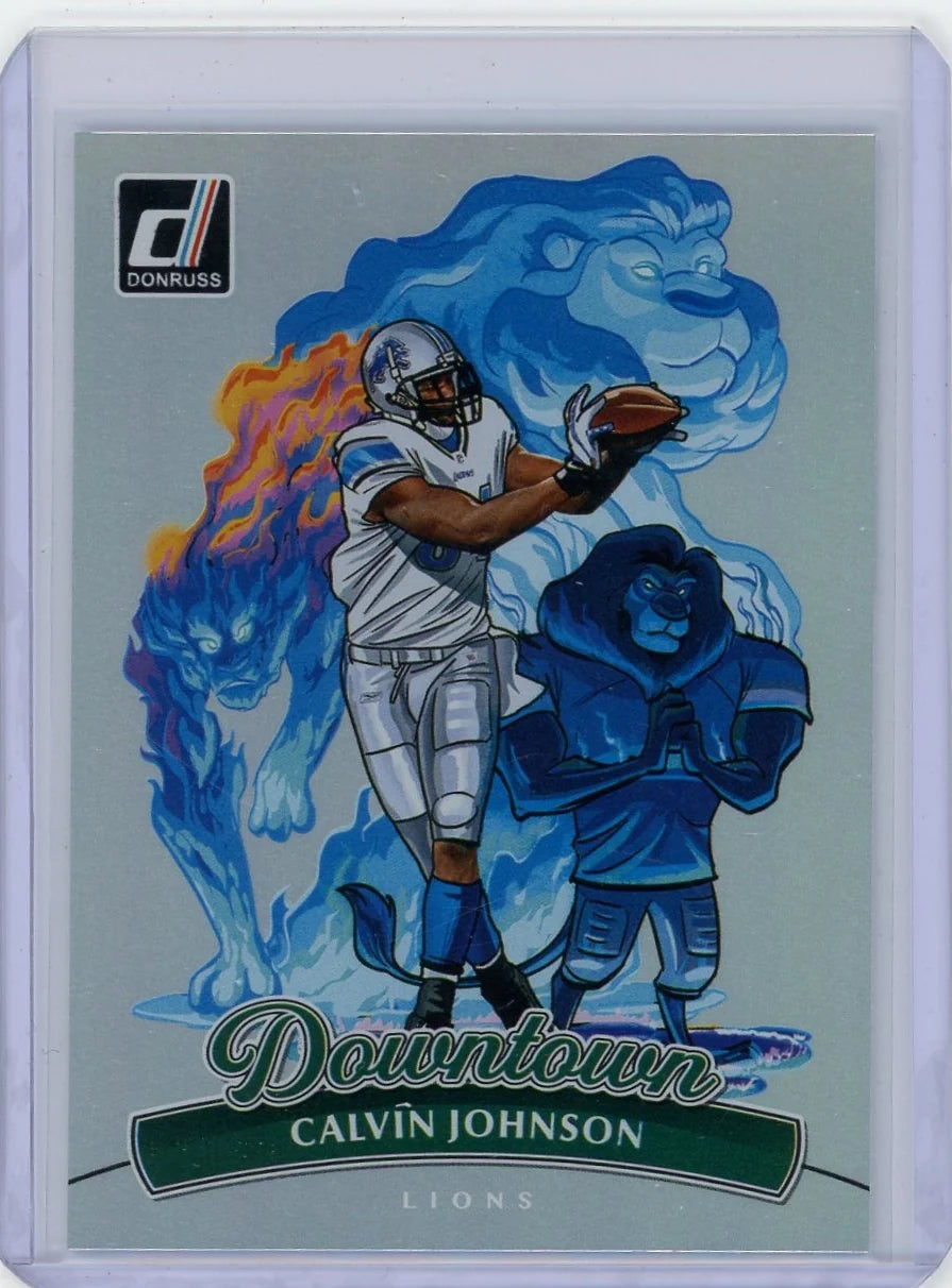 Calvin Johnson 2025 Panini Donruss Downtown