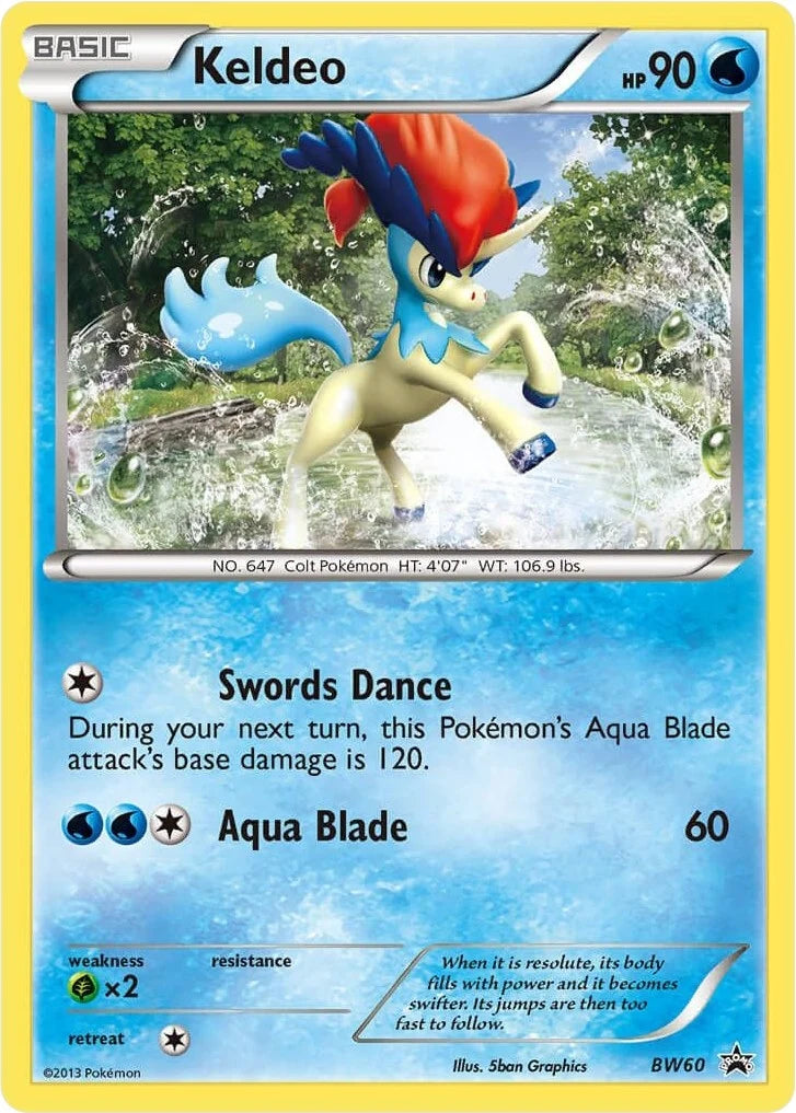 Keldeo - BW60 (BW60) (Black and White Promos) (PR)