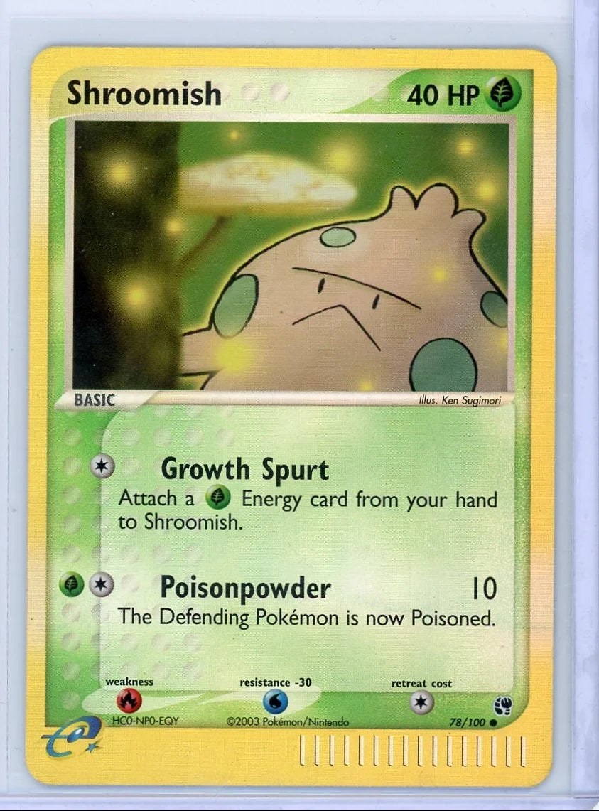 Shroomish Pokemon Sandstorm #78/100 Reverse Holo