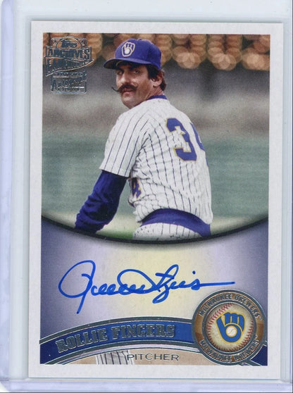 Rollie Fingers 2025 Topps Archives 2011 Topps Fan Favorites Autograph