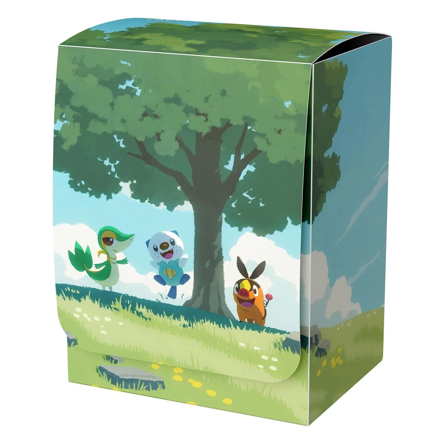 Pokemon Center Exclusive: Snivy & Pokabu & Oshawott Deck Box