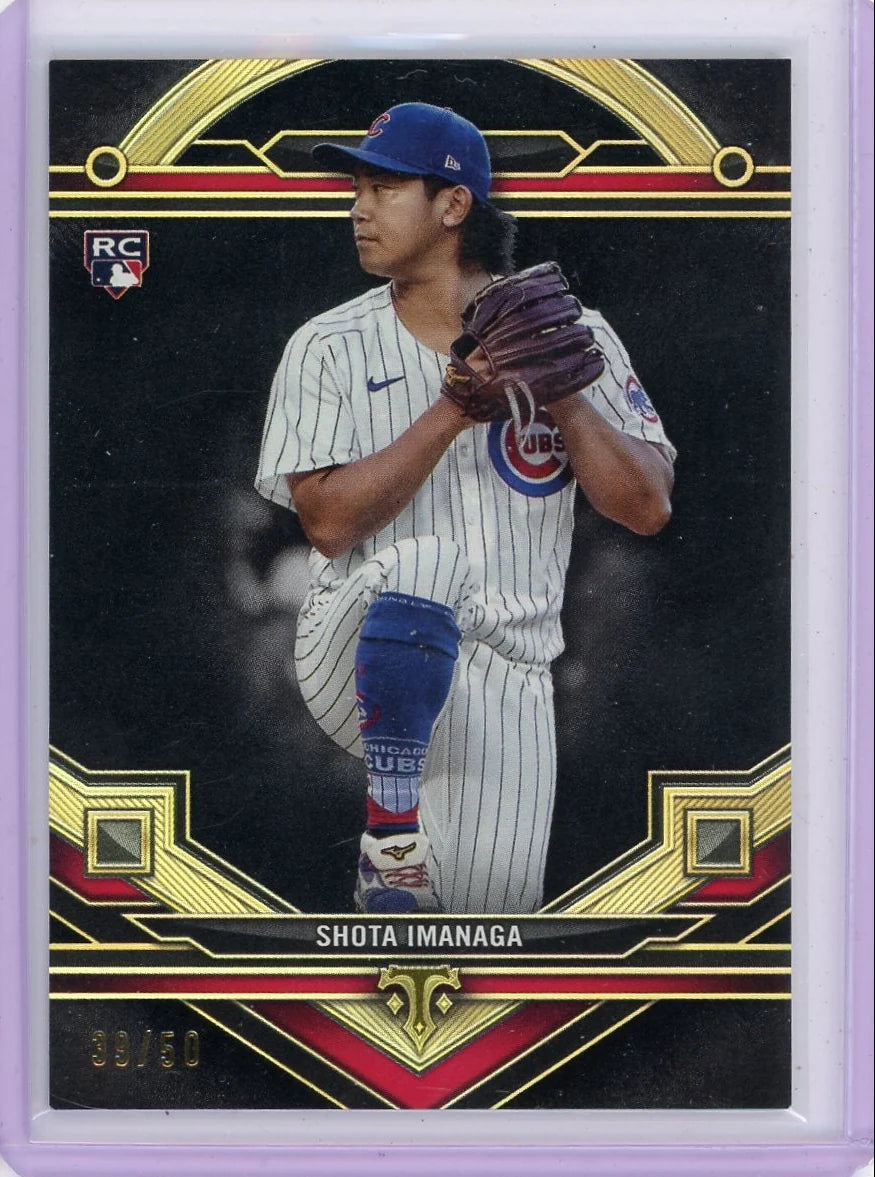 Shota Imanaga 2024 Topps Triple Threads Black RC #'d 39/50
