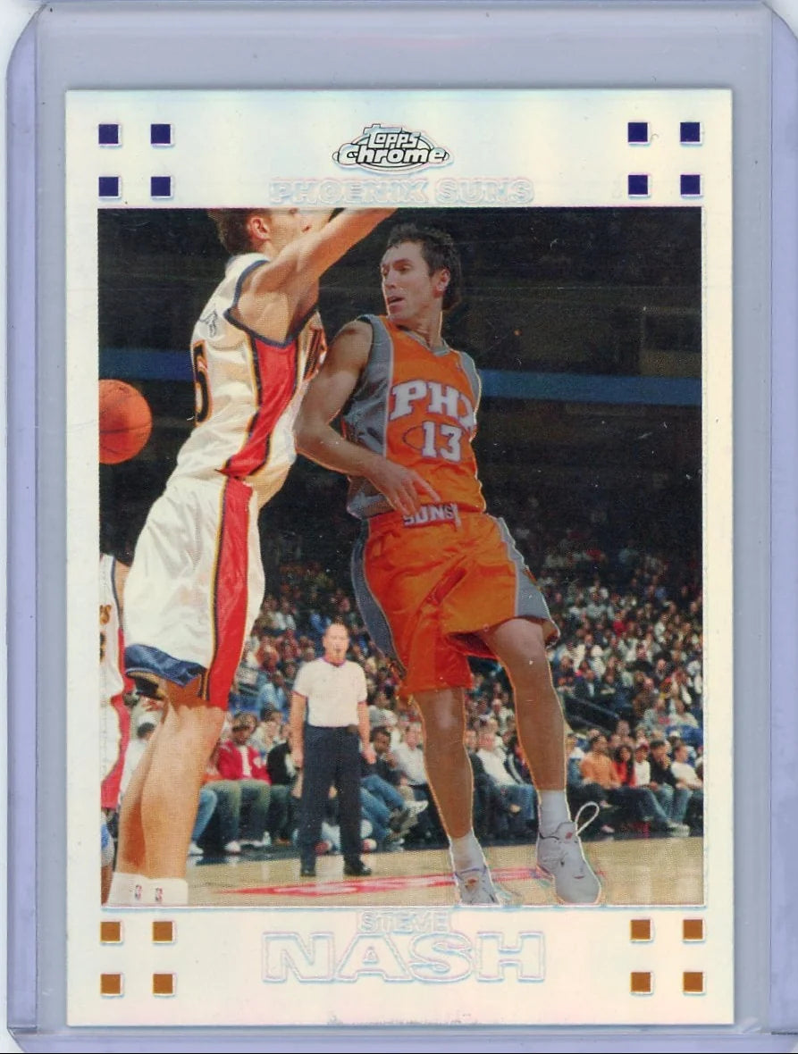 Steve Nash 2007 Topps Chrome refractor #'d 921/999