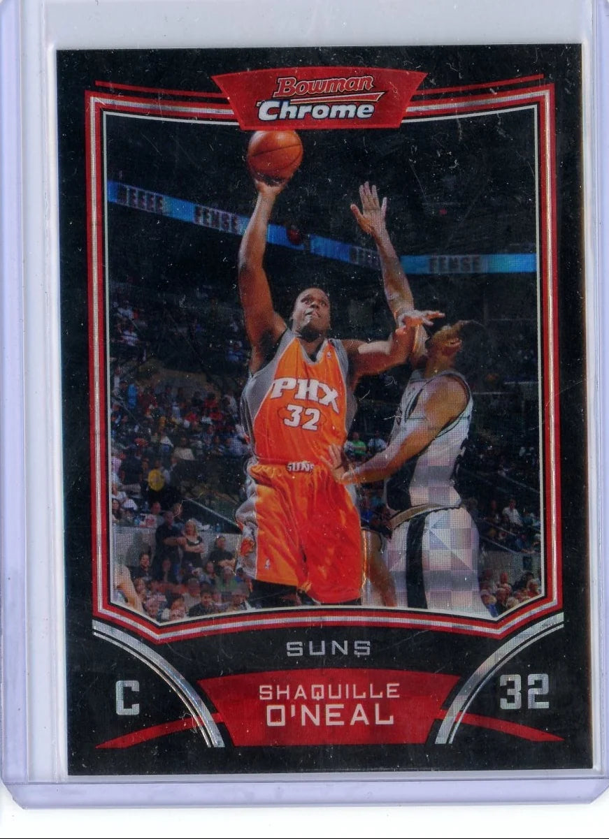 Shaquille O'Neal 2008 Bowman Chrome X-Fractor #'d 177/299