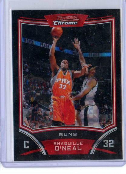 Shaquille O'Neal 2008 Bowman Chrome X-Fractor #'d 177/299