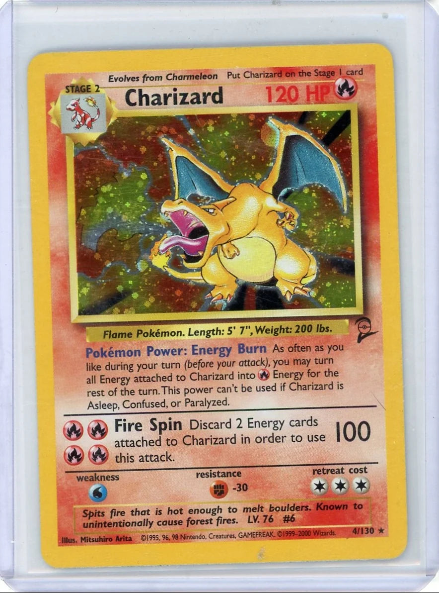 Charizard Pokémon Base Set 2 Holo #4/130