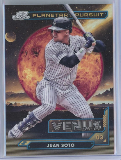Juan Soto 2024 Topps Cosmic Chrome Planetary Pursuit Venus