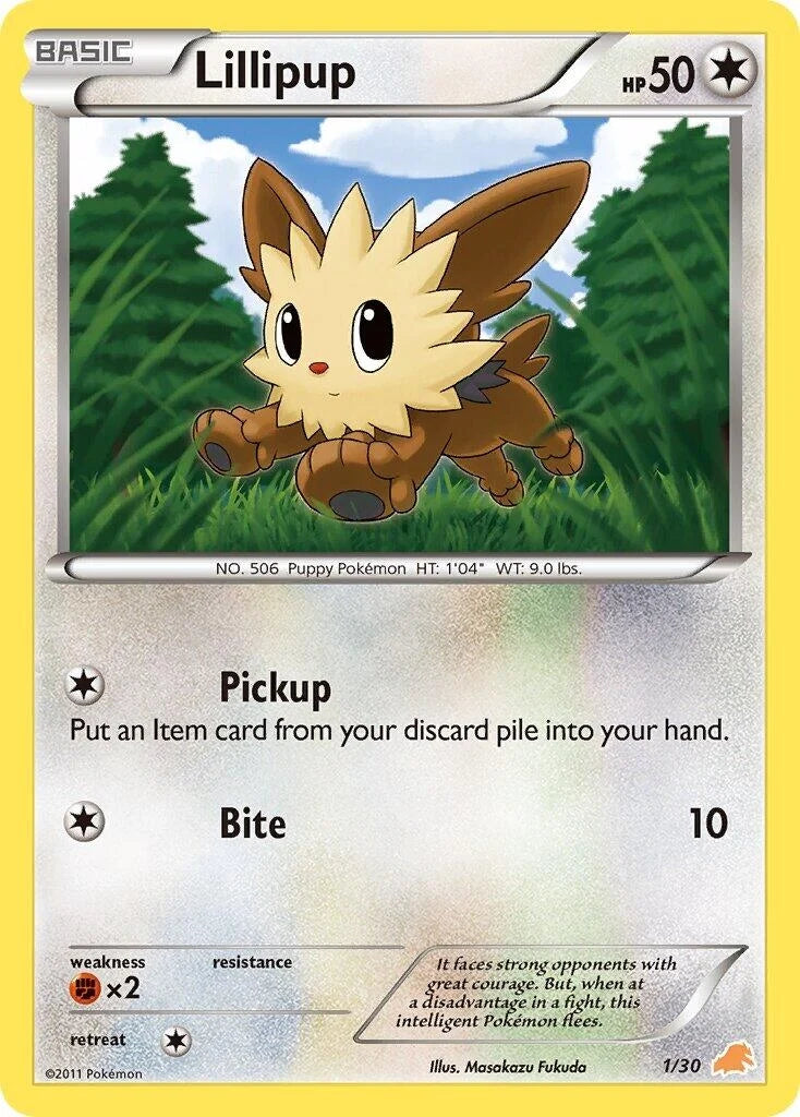 Lillipup (#1) (1/30) (BW Trainer Kit: Excadrill & Zoroark) (BLW)