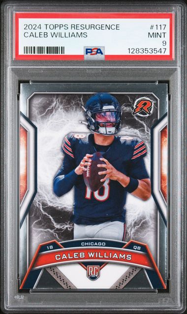 Caleb Williams 2024 Topps Resurgence RC PSA 9