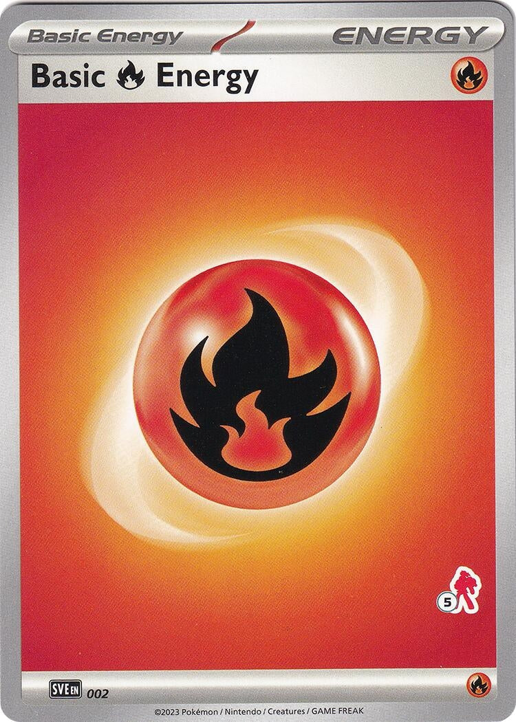 Basic Fire Energy - Armarouge 5 (002) (Battle Academy 2024) (BA24)
