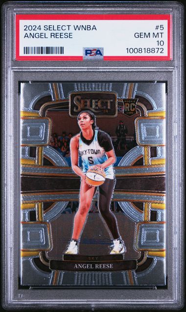 Angel Reese 2024 Panini Select WNBA Concourse RC PSA 10