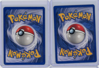 Charmander + Charmeleon Pokemon Base Set shadowless 2-card lot