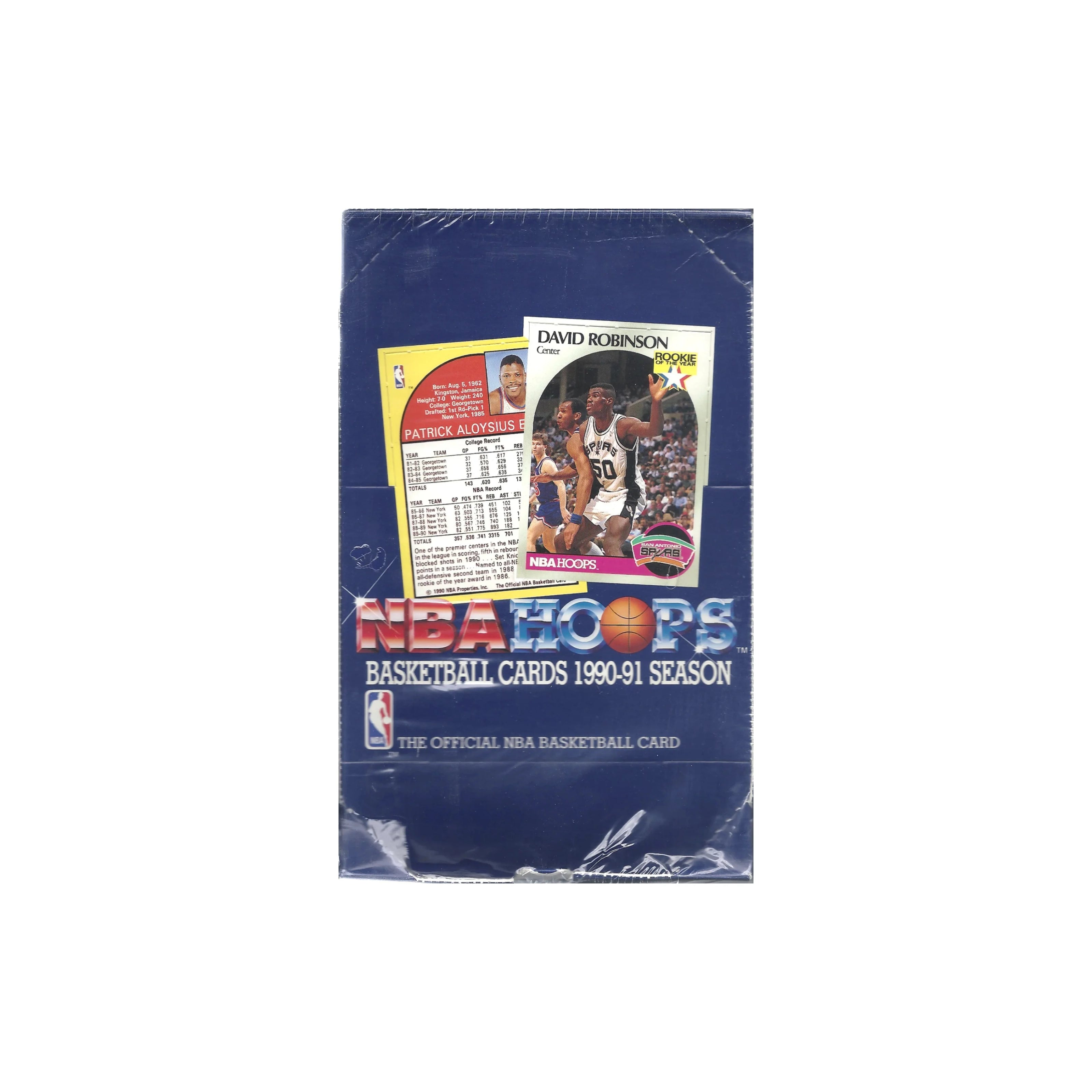 1990-91 NBA Hoops Basketball Series 1 Factory Sealed Box
