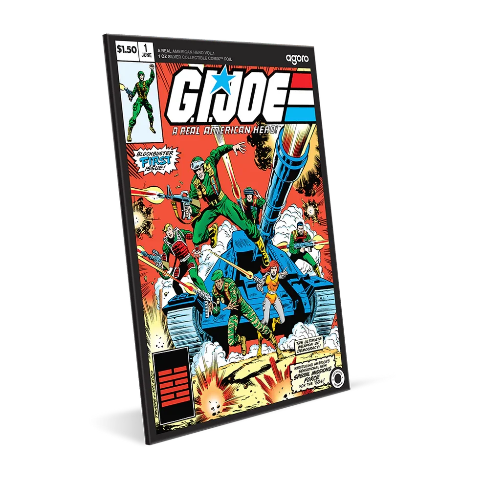 G.I. Joe A Real American Hero Vol.1 1oz Silver Collectible Foil