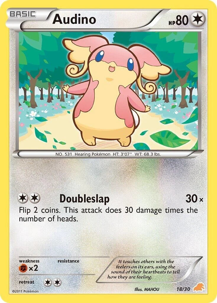 Audino (#18) (18/30) (BW Trainer Kit: Excadrill & Zoroark) (BLW)