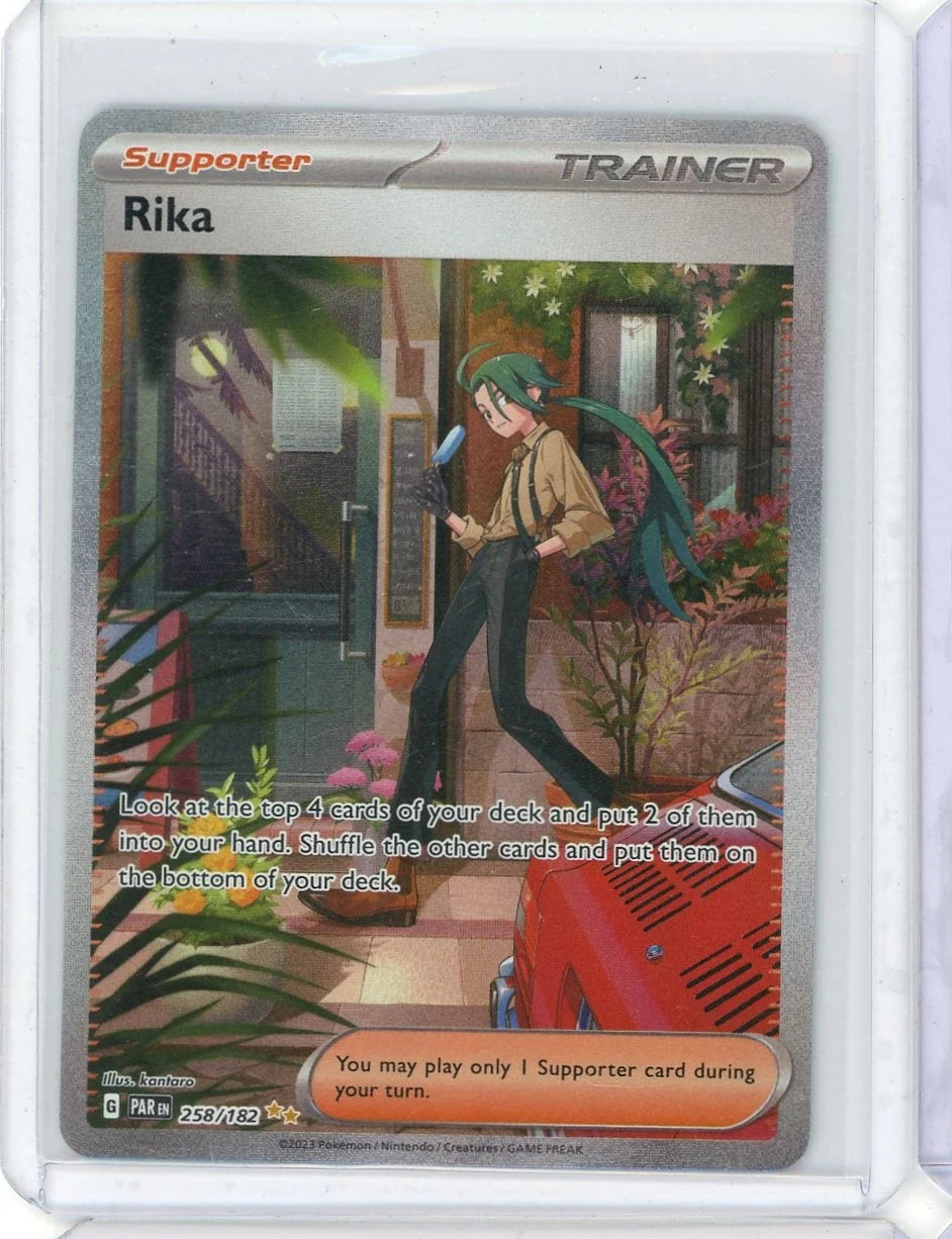 Rika 2023 Pokemon Paradox Rift Special Illustration rare #258/182
