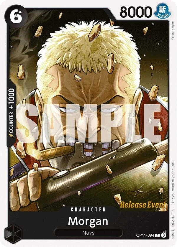 Morgan (OP11-094) (A Fist of Divine Speed Release Event Cards) (OP11 RE)