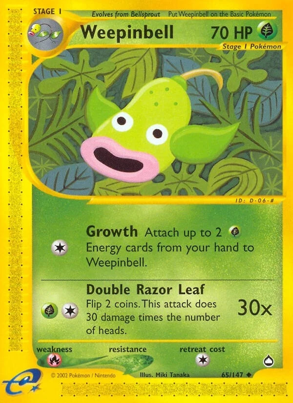Weepinbell (065/147) (Aquapolis) (AQ)