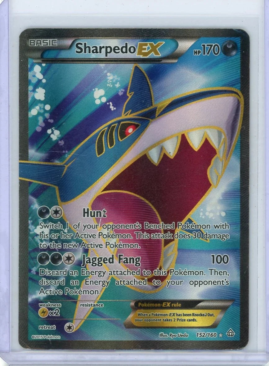 Sharpedo EX 2015 Pokemon XY Primal Clash #152/160 HP/DMG