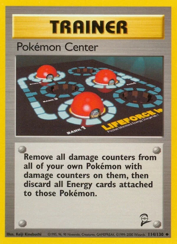 Pokemon Center (114/130) (Base Set 2) (BS2)