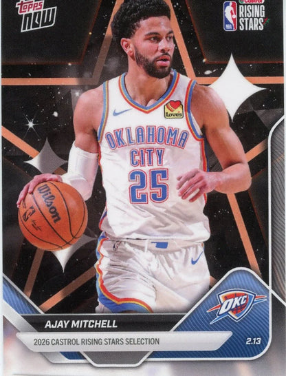 Ajay Mitchell 2026 Topps NOW Rising Stars #RS17