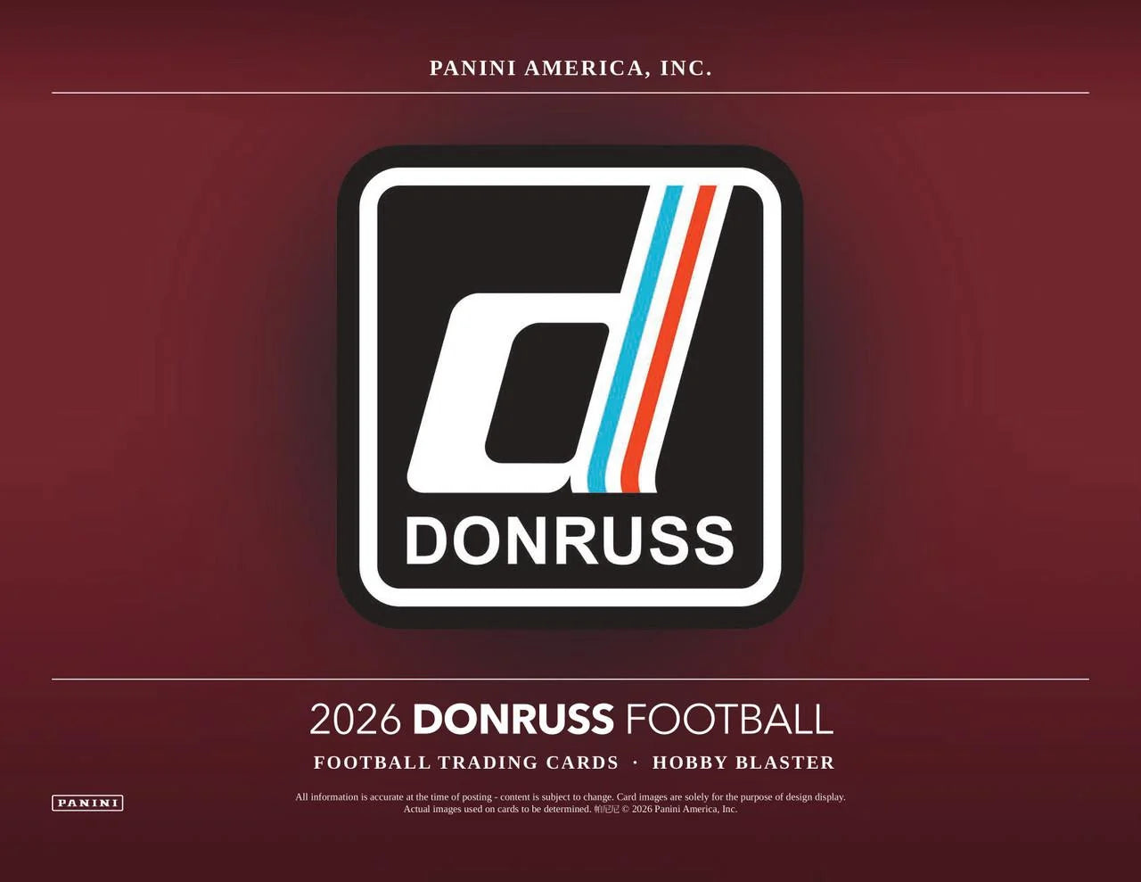 2026 Donruss Football Hobby Blaster 20 Box Case