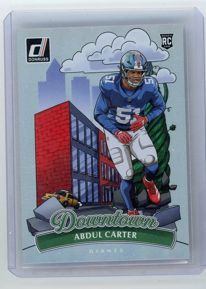 Abdul Carter 2025 Panini Donruss Downtown