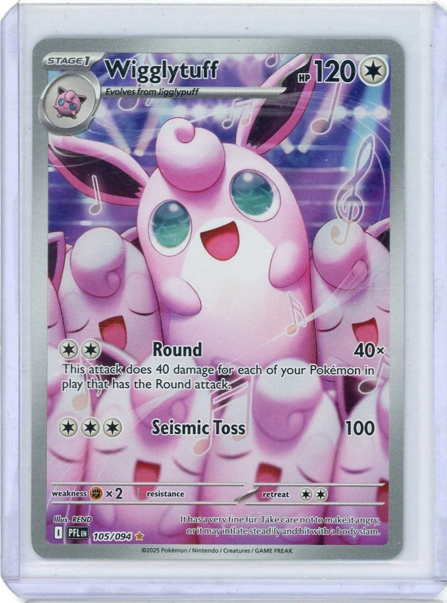 Wigglytuff Pokémon Phantasmal Flames Illustration Rare #105/094