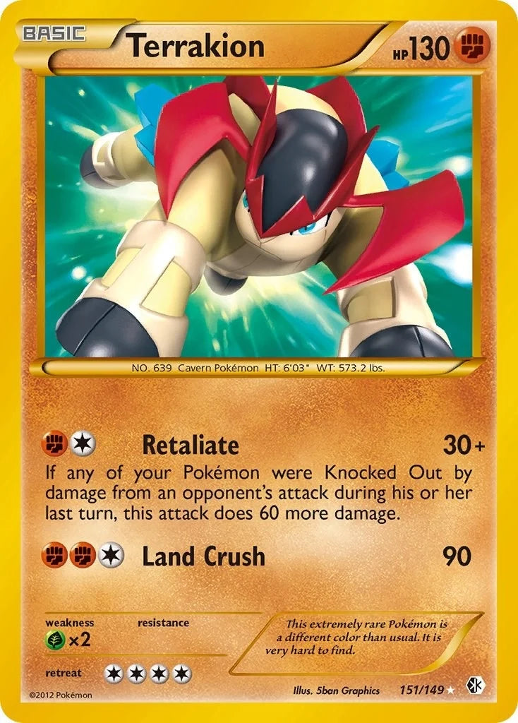 Terrakion (151/149) (Boundaries Crossed) (BCR)