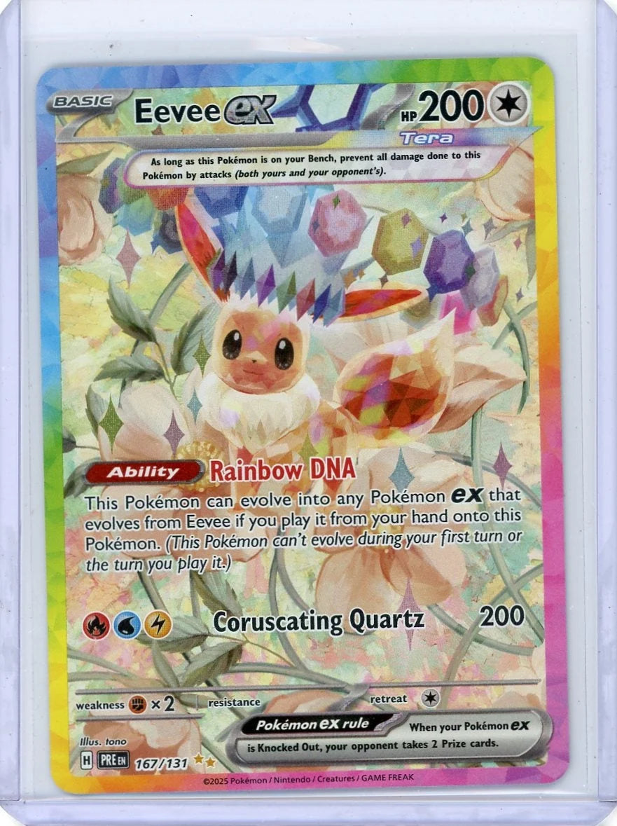 Eevee EX Pokémon Prismatic Evolution SIR #075/131