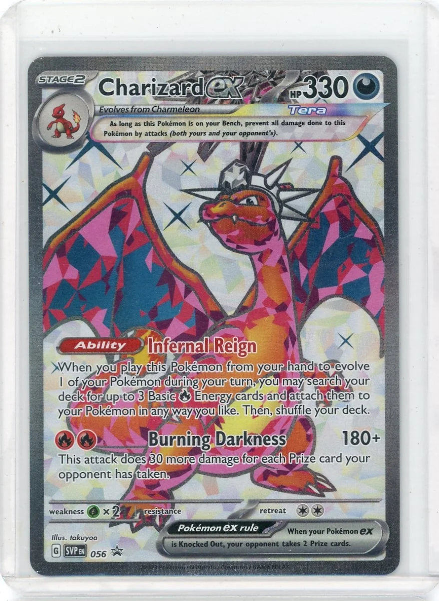 Charizard ex Pokémon Scarlet & Violet Black Star Promo #056