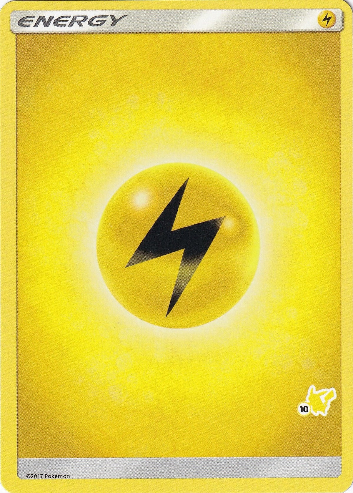 Lightning Energy (#10 Pikachu Stamped) (Battle Academy) (BTA)