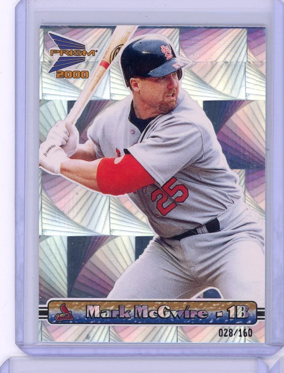 Mark McGwire 2000 Pacific Prism #'d 028/160