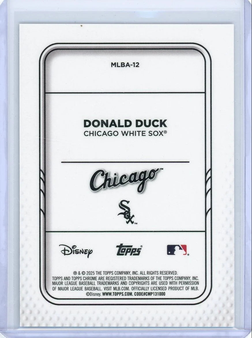 Donald Duck 2025 Topps Chrome Update Mickey & Friends SSP