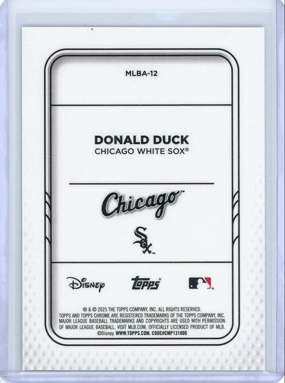 Donald Duck 2025 Topps Chrome Update Mickey & Friends SSP